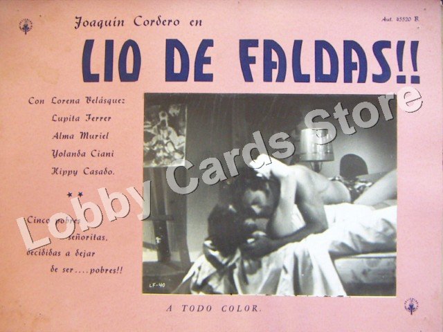 JOAQUIN CORDERO/LIO DE FALDAS